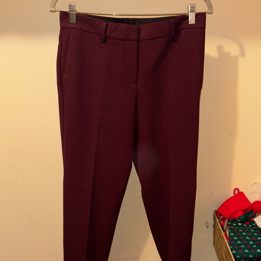 Ann Taylor Burgundy Trousers